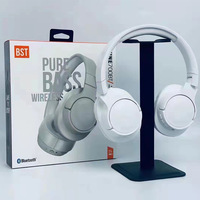 Auriculares plegables originales, cascos inalámbricos de durabilidad, color azul, fabricante de auriculares