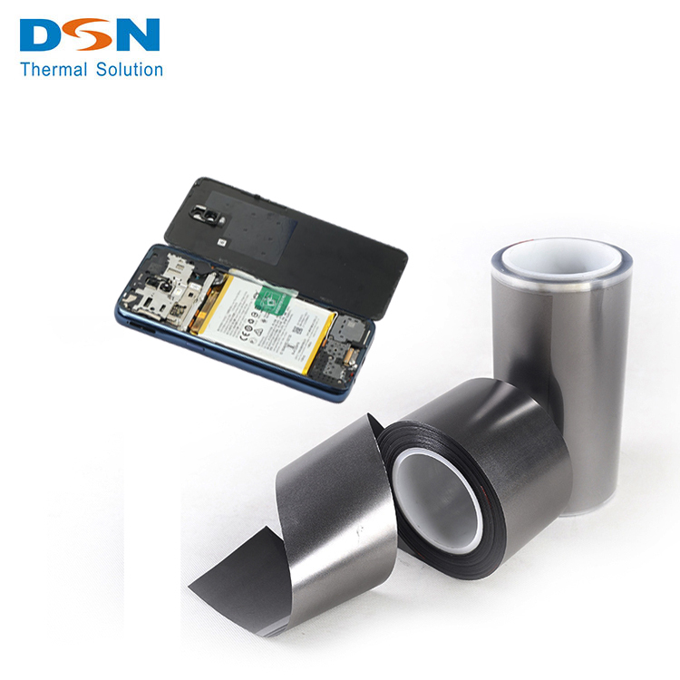 0.025mm Grafoil Carbon Fiber High Flexible expandable graphite sheet with aluminum foil
