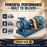 Pompa Booster Tekanan Tinggi Horizontal Inline 5.5kw 61m/h 24m Head Sirkulasi Air Panas Dingin Harga Pabrik 1pc MOQ Pasokan HVAC