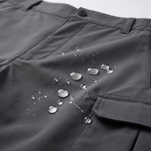 <b>Men's</b> Vintage Elastic Waist Stretch <b>Cargo</b> <b>Shorts</b> Quick Dry Water Repellent <b>Lightweight</b> ODM Outdoor Hiking Travel <b>Shorts</b> - Product Image 3