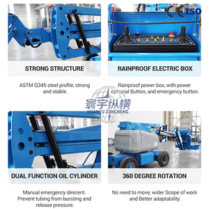 Zelfrijdende hoogwerker met elektrische knikarm, hoogte 16-22m - Product Image 2