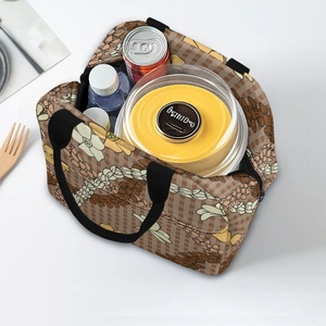 Borsa Termica Portatile di Lusso per Picnic e Campeggio, Riutilizzabile in Poliestere, Design Lei Palaka, con Cerniera - Product Image 4