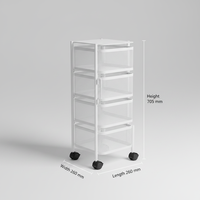 Étagère de rangement de cuisine rotative à 4 niveaux, en métal, avec paniers carrés en treillis, chariot à roulettes pour fruits et légumes, pour garde-manger