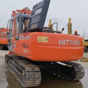 รถขุดฮิตาชิ ZX120 มือสอง 12 ตัน กำลัง 66 กิโลวัตต์ เครื่องยนต์คุณภาพสูง เกียร์ ปั๊ม PLC มอเตอร์ เกียร์ แบริ่ง ไฮดรอลิกแท้ - Product Image 1