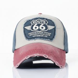 หมวกแก๊ปเบสบอล 5 แฉก ผ้าฝ้ายซักแบบ OEM สั่งทำพิเศษ ทรงไม่แข็ง ปักลาย หมวกทรง Dad Hat ขายส่งสำหรับผู้ชาย - Product Image 2