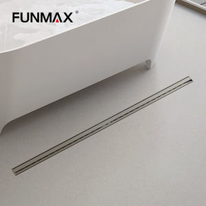 Nouvelle arrivée Drain de sol fin invisible Drain de sol pour salle de bain Douche Acier inoxydable 304 Drain de sol pour hôtel - Product Image 4