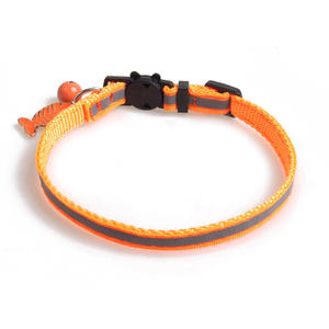 Collar reflectante con campana para perro, correa de cuello para cachorro de tamaño ajustable, Collar adecuado para gatos y perros pequeños, suministros para mascotas - Product Image 4