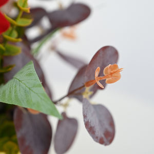 Plantas <span class=keywords><strong>Impatiens</strong></span> artificiales resistentes a la intemperie de 34cm, flores de imitación para exteriores para terraza de jardín y decoración interior del hogar - Product Image 4