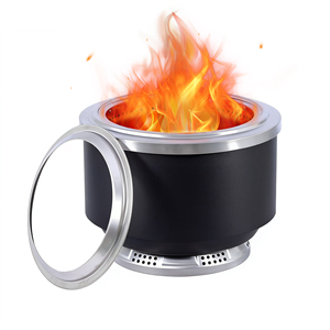 El mejor brasero de leña para exteriores sin humo es portátil y fácil de limpiar con una parrilla de barbacoa desmontable - Product Image 3