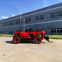 Chariot télescopique tout-terrain de 4 tonnes TR740, chariot élévateur télescopique de 7 m avec moteur diesel de 85 kW