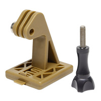 Support de fixation pour caméra sportive multifonctionnel portable en métal pour utilisation en extérieur, adapté aux casques, pour la sécurité