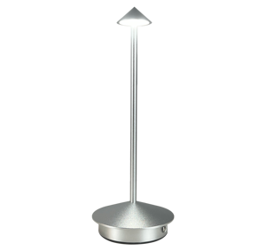 Lampe <span class=keywords><strong>de</strong></span> bureau LED nordique à 3 niveaux en aluminium sans fil avec fonction veilleuse Ins. - Product Image 2