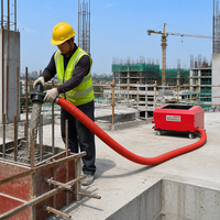 Pompe à béton électrique 220V, mini-pompe à vis pour béton, petite machine de coulage de colonnes de structure secondaire, pompe de livraison portable