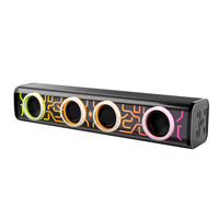 Sistema de Cine en Casa Inalámbrico, Barra de Sonido con Altavoz Bluetooth y Subwoofer