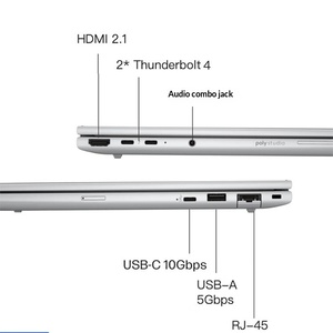 สำหรับ EliteBook 8 G1a แล็ปท็อปธุรกิจขนาด 14 นิ้ว บาง เบา น้ำหนักเบา รุ่น 7 แรม 24GB DDR5 ความจุ 1TB SSD คีย์บอร์ดเรืองแสง 11 ปุ่ม โปรเซสเซอร์ AMD - Product Image 4
