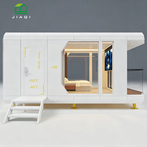 Cabine hôtelière préfabriquée écologique à énergie solaire, capsule spatiale, maison conteneur portable, pod <span class=keywords><strong>de</strong></span> couchage, maison mobile miniature en plein air - Product Image 1