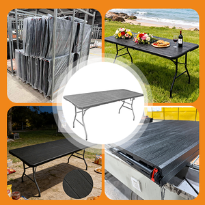 <span class=keywords><strong>La</strong></span> table d'extérieur en plastique <span class=keywords><strong>la</strong></span> plus populaire, table de camping pliable portable, table de cuisine d'extérieur, table en plastique d'extérieur - Product Image 1