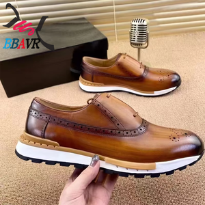 Zapatos Oxford Formales de Negocios de Cuero Genuino para Hombre, Talla Grande, Personalizados - Product Image 1