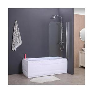 <span class=keywords><strong>Mampara</strong></span> de Ducha con Bisagras de Vidrio Templado Cromado Económico de 750x1400mm - Product Image 1