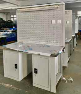 Bàn làm việc công nghiệp, bàn cơ khí, bàn làm việc điện tử có giá đỡ, bàn làm việc chịu lực nặng - Product Image 3