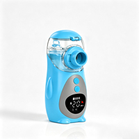 Atomiseur Électrique Silencieux Portable CE Approuvé, Motif Pingouin, pour Soulagement de l'Asthme et de la Toux, Dispositif Médical Domestique de Classe II à Membrane
