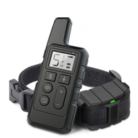 Elektrisches Hundetrainingshalsband mit Vibration, Anti-Bell-Kontrolle, Wiederaufladbar, Fernbedienung, Wasserdichtes Halsband für Hunde