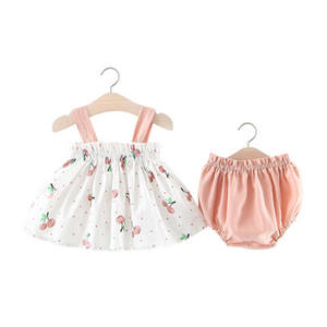 Ensemble robe Plazo pour enfant, t-shirts en tissu modal et pantalons moulants pour fille, boutique en ligne de vente en gros - Product Image 2