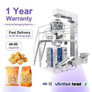 Automatic Vertical Packing <b>Machine</b> 5-80 bag/min <b>Popcorn</b> Potato Chips Puffed Foods Filling Packing <b>Machine</b> - Product Image 1