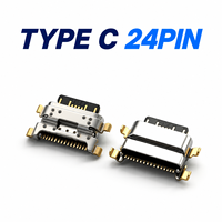 Connecteur USB-C SMT 24 broches de haute fiabilité avec interface réversible pour les conceptions de circuits imprimés industriels compacts de données et d'alimentation