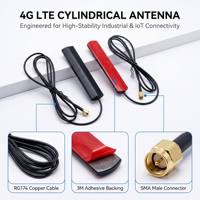 Antenne interne 4G LTE GSM à gain élevé 7dBi, antenne patch adhésive 3M SMA mâle RG174 pour routeur 4G, passerelle sans fil, modem