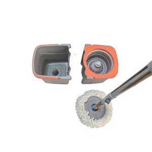 2026 Nuevo Sistema de Limpieza y Secado Rápido para el Hogar 360 °   Mopa Giratoria con Doble Cubeta - Product Image 3