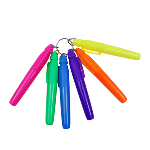 BECOL - Juego de Mini Marcadores Fluorescentes de Colores al por Mayor, Portátiles y Elegantes, con Llavero - Product Image 5