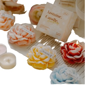 Vela Aromática de Cera de Soja con Forma de Flor, Hecha a Mano, para Decoración del Hogar, Fragancia Natural, Recuerdo, Venta al por Mayor para el Día de San Valentín - Product Image 4
