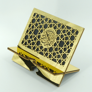 Soporte de Libros Plegable de Madera Hecho a Mano, Portátil para Viajes, para Corán, Biblia, Gita, Uso Doméstico, Regalo de Oración, Espiritual - Product Image 1