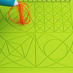 <span class=keywords><strong>3D</strong></span> Stylo D'impression Tapis De Silicone Enfants Dessin Modèle Tampons En Silicone Tapis De Dessin - Product Image 5