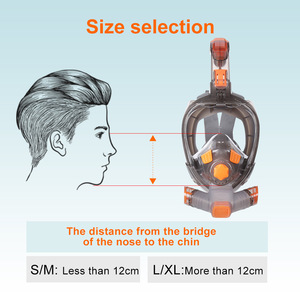 Máscara de <span class=keywords><strong>Snorkel</strong></span> Facial Completa Antivaho para Adultos, para Buceo Profundo con Cilindro de Oxígeno - Product Image 6