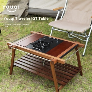Table de camping pliable modulaire en aluminium léger, design <span class=keywords><strong>moderne</strong></span>, table de pique-nique portable pour l'extérieur - Product Image 2