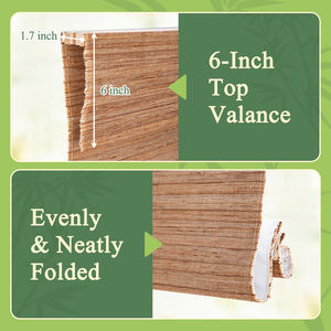 ستائر رومانية معتمة بدون أدوات بدون حفر تصميم حديث مدمج بدون رفع لاسلكي للنوافذ - Product Image 3