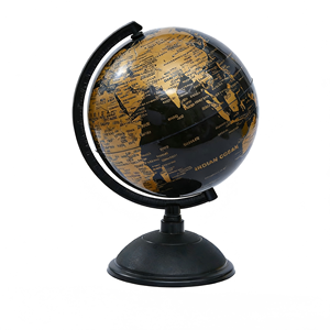 Carte d'enseignement de la géographie et de l'exploration des terrains pour étudiants ZKJ, modèle en PVC et bois, décoration de luxe pour bureau et maison - Product Image 1