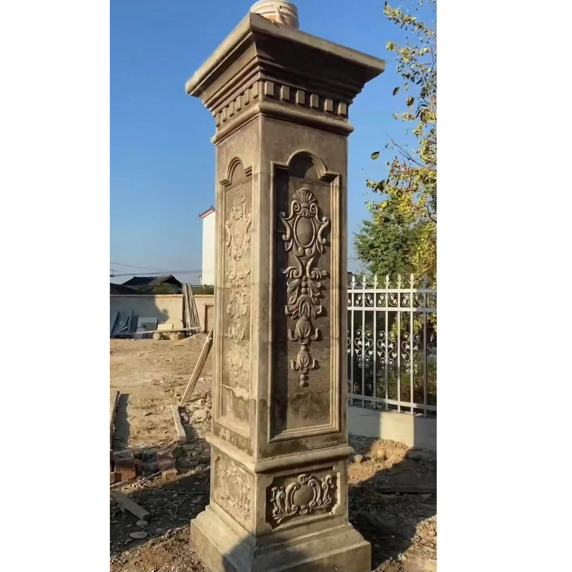 Gorgeous Gate Pillars Design Durable Stylish Solutions