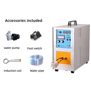 Máy gia nhiệt cảm ứng tần số cao 15KW 220V, lò luyện kim loại nhỏ dùng để tinh chế và đúc đồng, vàng và bạc - Product Image 6