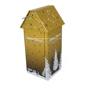 Tùy Chỉnh Có Thể Tái Chế Thực Phẩm Cấp Tinplate Bao Bì Hộp Nhà Sáng Tạo Thiết Kế Cho Kẹo Biscuit Sô Cô La Quà Tặng Tin Container - Product Image 2