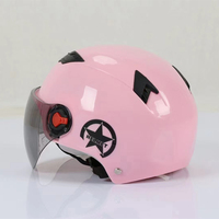 Demi-casque de moto intelligent, nouveauté personnalisée rétro aventure course casque de moto pour vélo électrique de ville
