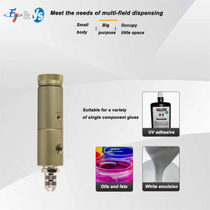 डबल अभिनय वाल्व, सटीक छोटे प्रवाह वितरण वाल्व, कम चिपचिपाहट एकल तरल वितरण वाल्व गोंद बंदूक - Product Image 4