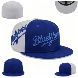Gorra Deportiva de Lona con Diseño Retro de Equipo, Gorra de Béisbol Ajustada y con Cierre a Presión para Venta al Por Mayor - Product Image 1