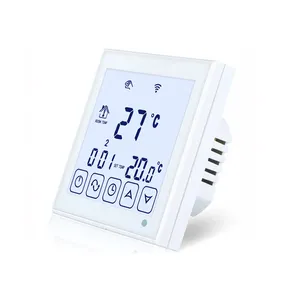 Beok piso aquecimento home 3 metros sensor externo 16a wifi touch screen quarto termostato