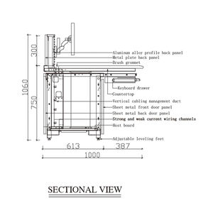 โต๊ะคอมพิวเตอร์สำนักงานทันสมัยตามหลักสรีรศาสตร์ในห้องควบคุมแบบปรับได้โต๊ะยกขนาดกะทัดรัดคอนโซลเฟอร์นิเจอร์ - Product Image 3