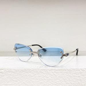 Gafas de Sol de Diseño Personalizado Color Rosa, Montura Pequeña, Sin Marco, Ovaladas, con Degradado de Color, Unisex, de Lujo para Mujer - Product Image 5