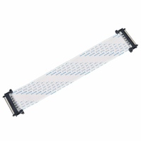 Kabel Pita Datar Fleksibel FFC Tipe A 51 Pin Pitch 0.5mm Ekstra Panjang 100-1500mm untuk Koneksi Layar Besar Video Wall