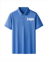 Polo en Coton Pima à Col Revers 100% Coton, Décontracté et Habillé, Couleur Unie, Léger, Haut de Gamme, T-shirt Tendance Streetwear
